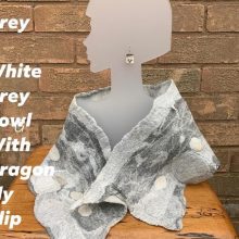 Silver grey scarf